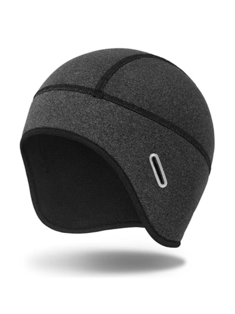 Thermal Skull Cap Fleece Ear Cover Helmet Liner Cycling Running Winter Hat
